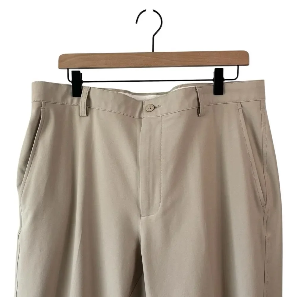 FJ Foot Joy Mens Pants 38x‎ 29 Beige Golf Chino Traditional Performance Stretch